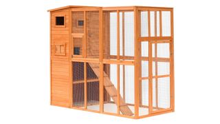 PawHut Large Wooden Outdoor Cat House